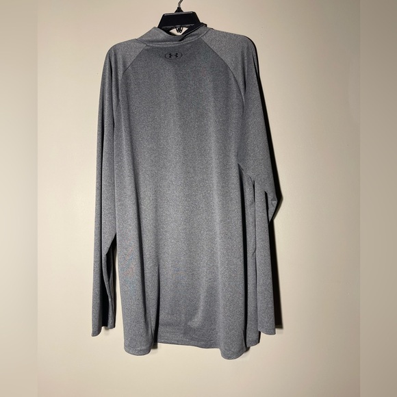 Under Armour Men's UA Tech Half-Zip Pullover Sweatshirt Gray Big & Tall - Picture 4 of 9